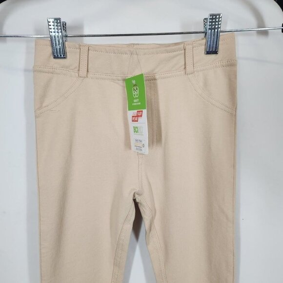 NWT Dopodopo Girls Pull On Jeggings in Tan - Size 5-6 Years - Picture 2 of 6